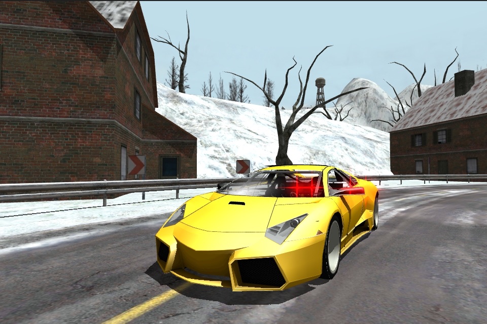 Super Car Rally Winter screenshot 3