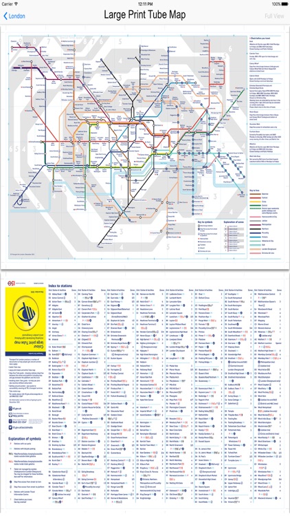 London tube & subway maps