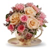Bouquets of Pink Roses Flowers Stickers
