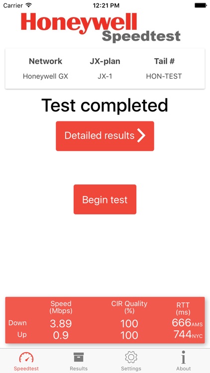 Honeywell Speedtest screenshot-4