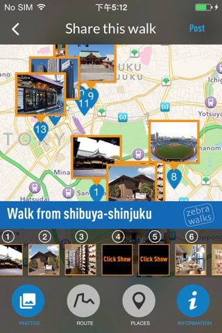 Zebra Walks-Tell your stories with a map screenshot 2