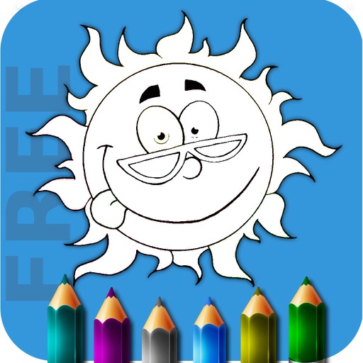 Coloring book for baby. HD Lite free iOS App