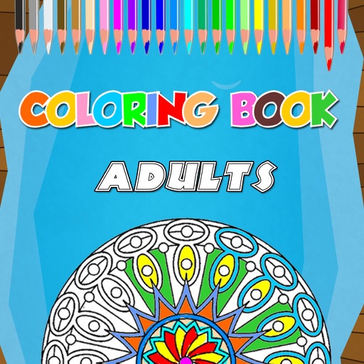 Coloring Books for Adults Pigment Relaxation iOS App