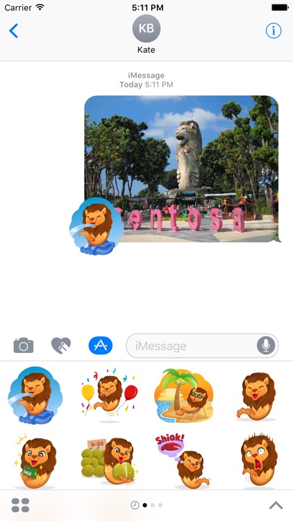 Merlion Stickers