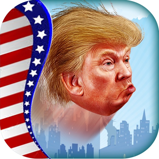 Donald Trump Run and Jump: Capitalist President! Icon
