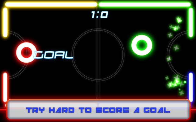 Glow Air Hockey(圖3)-速報App