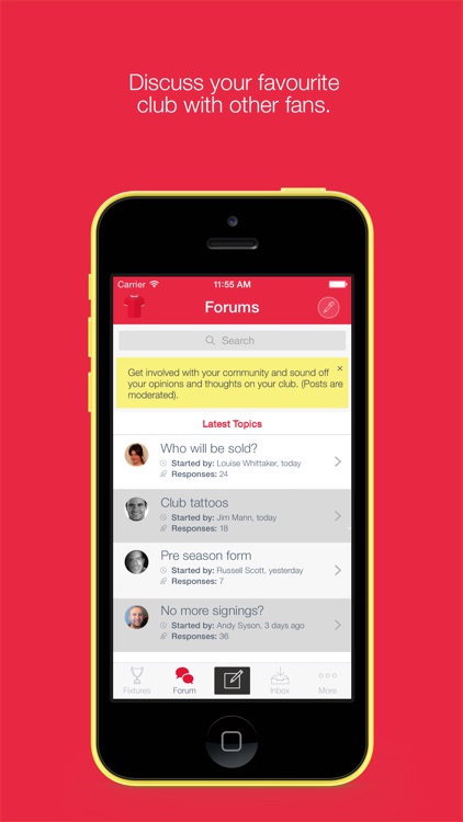 Fan App for Man U