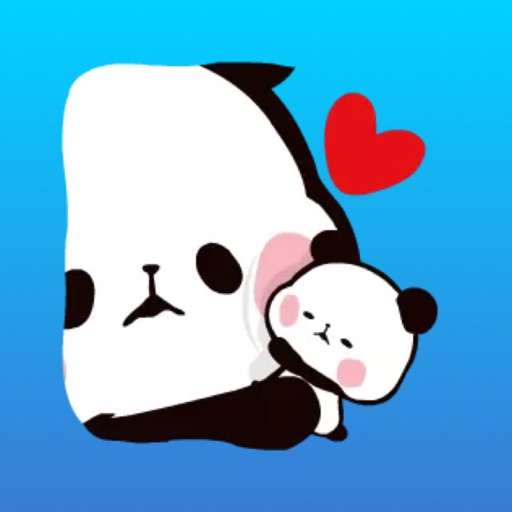 Animated Lovely Panda Sticker icon