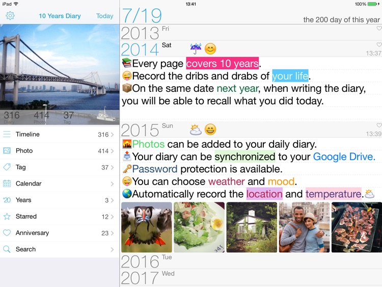 Tenyear Diary / Journal HD