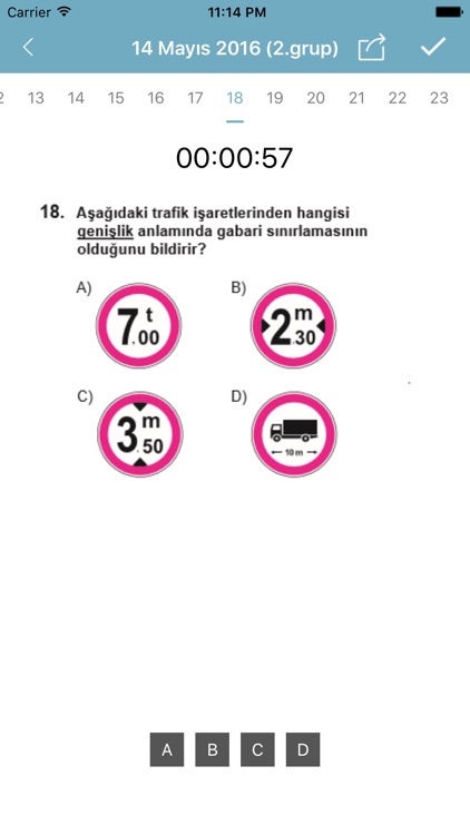 Ehliyet En Güncel Çıkmış Sorular