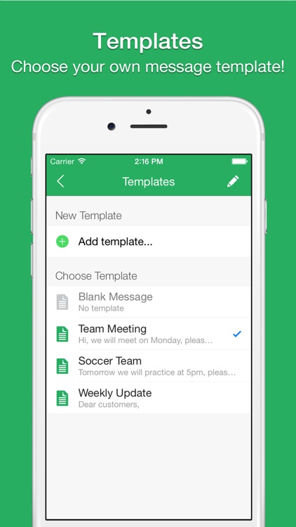Text 2 Group - Quickly send SMS messages screenshot-3