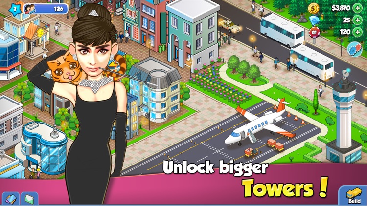 Tower Sim : Pixel Tycoon City screenshot-3