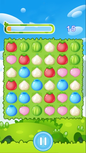 Match 3 Fruits Garden Match Puzzle(圖1)-速報App