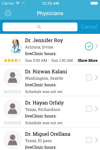 liveClinic screenshot 3