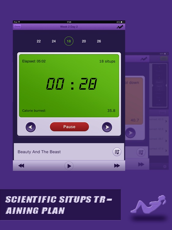 Situps Coach Pro for iPad - Do 200 Sit Ups