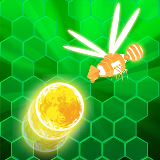 Bouncing Ball Attack Orange Killer Bee Hive Game Icon
