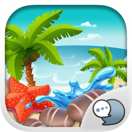 The Ocean Emoji Stickers Keyboard Themes ChatStick