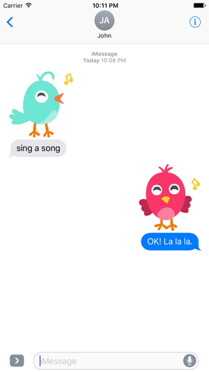 Funny Birds Animated Stickers(圖3)-速報App