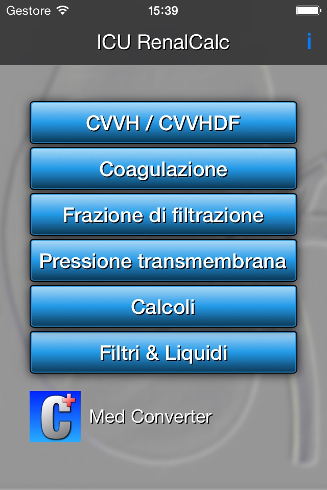 I.C.U. RenalCalc screenshot 2