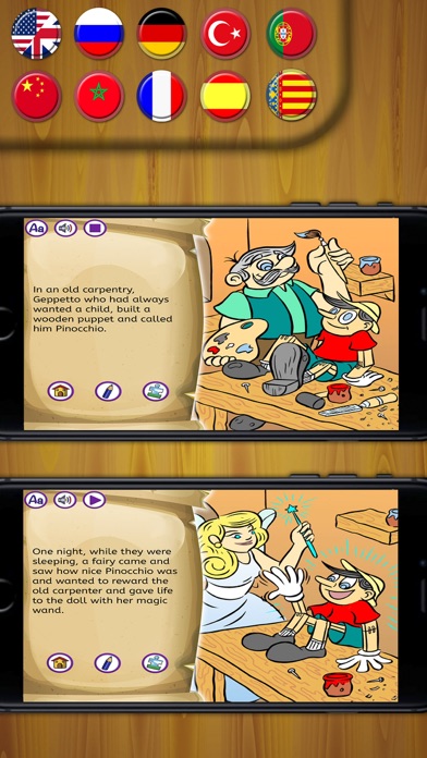 How to cancel & delete Pinocchio classic tale - Interactive book from iphone & ipad 3