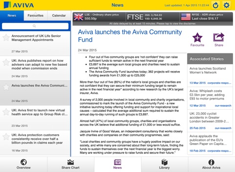 Aviva Media and Investor app screenshot 3