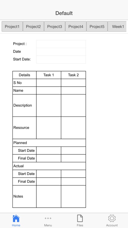 Gantt Schedule