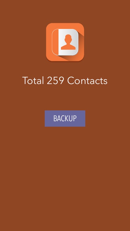 MyContact Backup - contact backup via mail