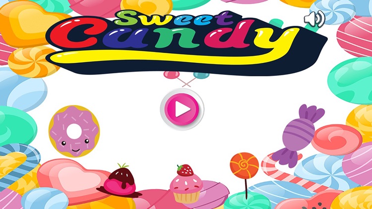 Sweet Candy Match Game for Kids brain training