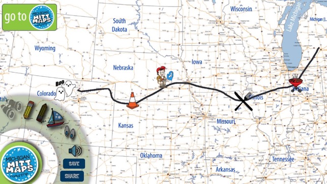 Michigan Mitt Maps RoadTripUSA(圖3)-速報App