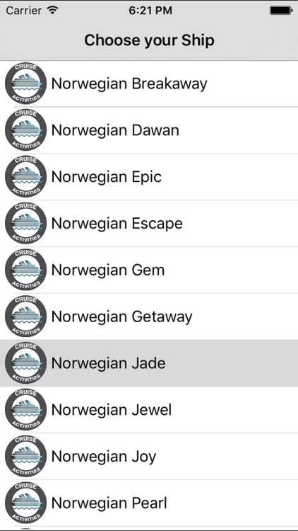 Cruise Activity Reminder | Norwegian
