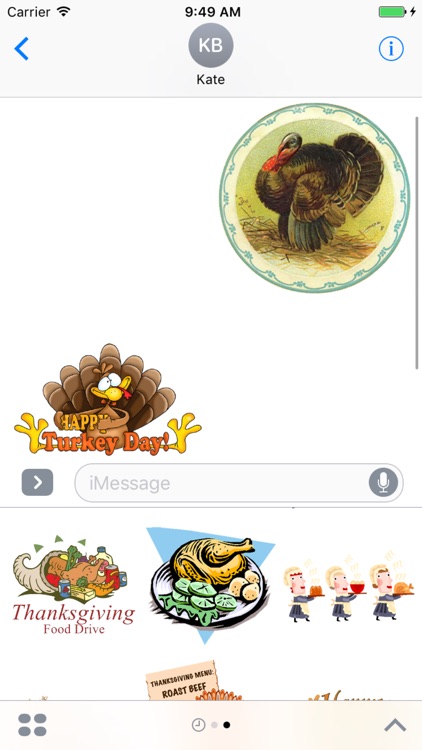 Thanksgiving Sticker Fun