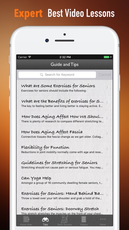 Elderly Exercise for Beginner -Guide and Tutorials
