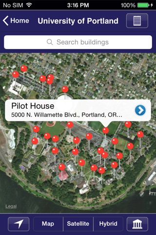 University of Portland screenshot 2