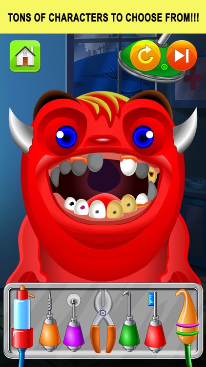 Monster Dentist Doctor Shave - Kid Games Free