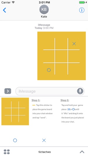TicTacTwo - Gameplay Stickers