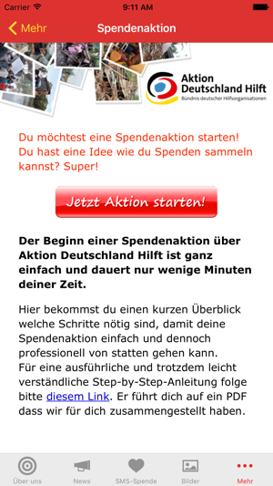 Aktion Deutschland Hilft(圖4)-速報App