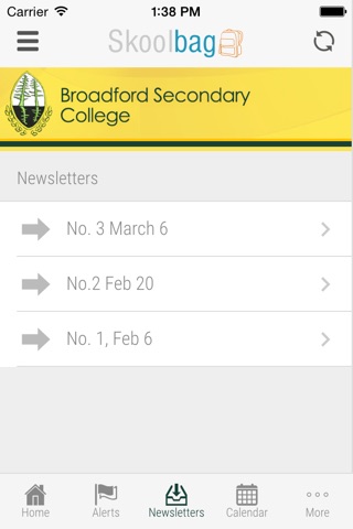 Broadford Secondary College - Skoolbag screenshot 4