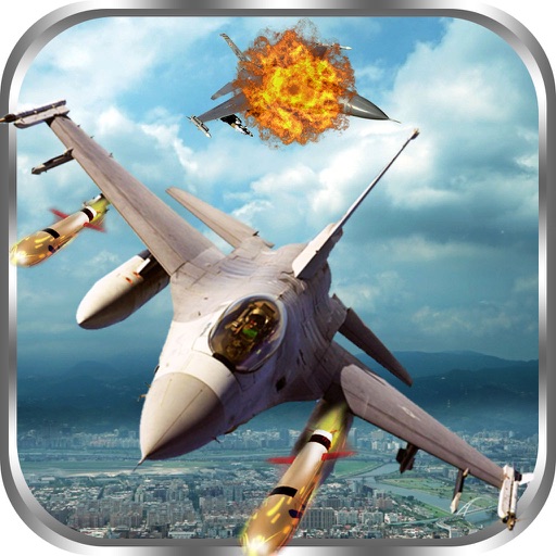 Jet Dogfight Combat F-16 Aircraft Flight War iOS App