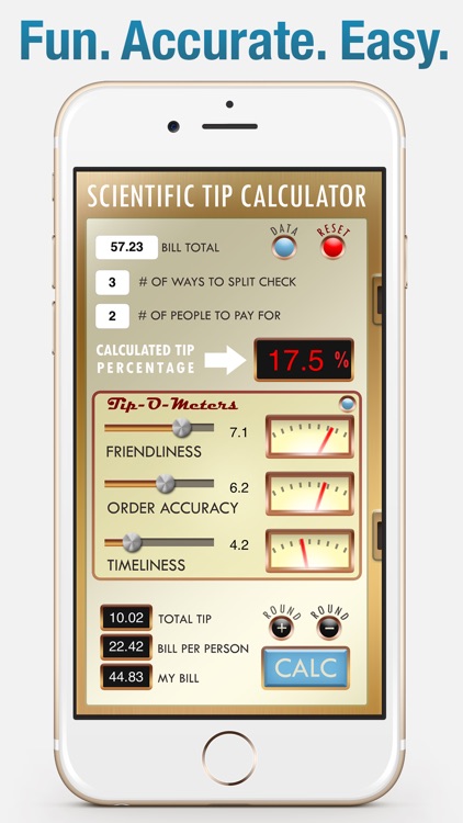 Tip-O-Meter - The Scientific Tip Calculator