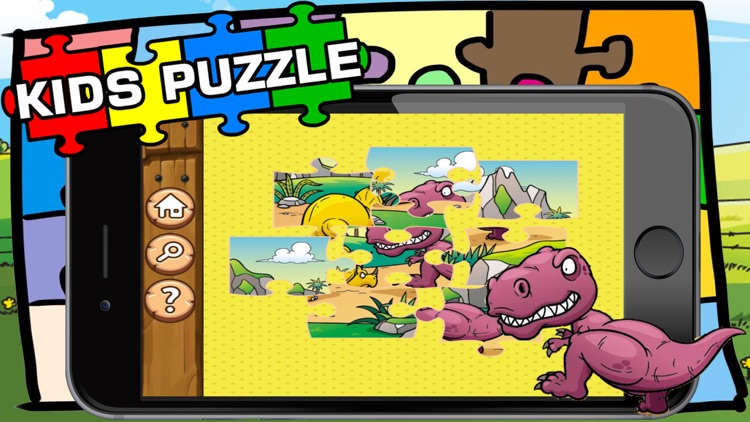 Dino Puzzle : Kids Dinosaurs Jigsaw Learning Games screenshot-3