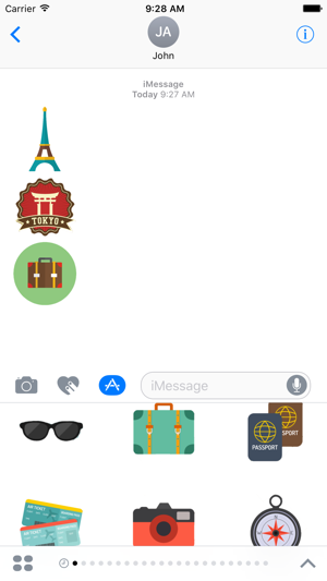 Travel Stickers Pack For iMessage(圖1)-速報App