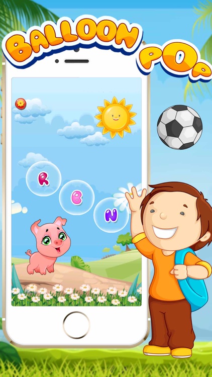 Preschool Learning Balloon Pop - First Words Kids Learning Games for Preschool Toddlers & Kindergarten screenshot-4