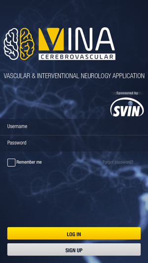 VINA - Cerebrovascular App