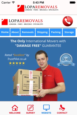 Lopa Removals Self Survey App screenshot 3