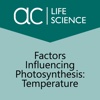 Factors Influencing Photosynthesis: Temperature