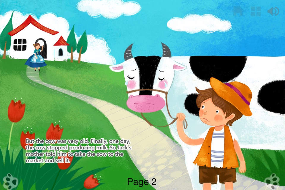 Jack and the Beanstalk Bedtime Fairy Tale iBigToy screenshot 3