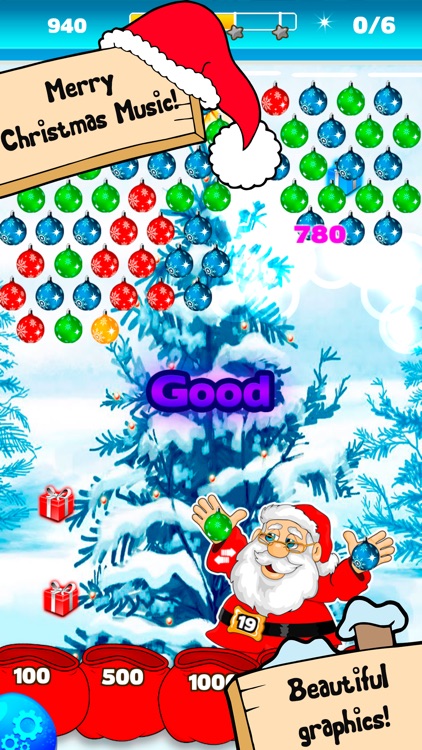 Bubble Shooter Christmas Balls