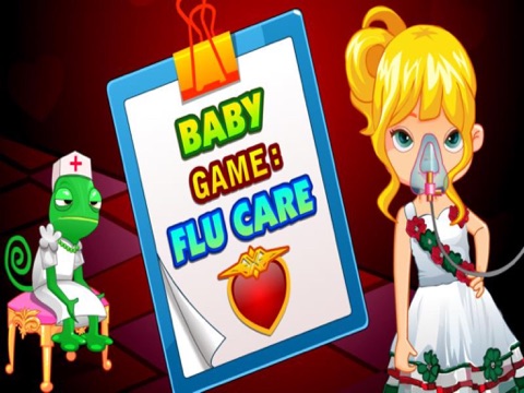 Скриншот из Baby Game Flu Care