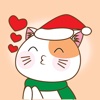 Merry Christmas Cat - Happy Kitty Stickers and Gif