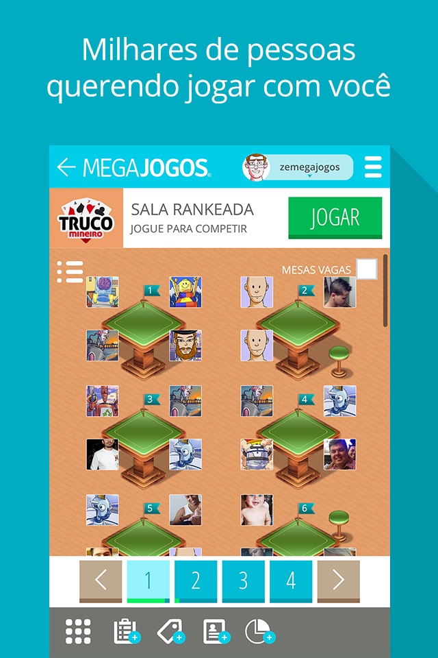 Truco Mineiro Online screenshot 3